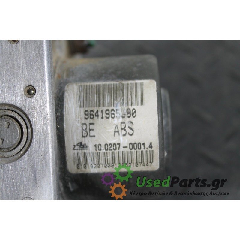 CITROEN - C3 - Μονάδα ABS - 2ΠΟΡΤΟ - ΘΕΣΗ:  - ΕΤΟΣ: 2002-2010 - ΚΩΔ.ΚΑΤ/ΣΤΗ: 100970-11063 5WK84106 P6S2K01DA3 9614965380 100207-