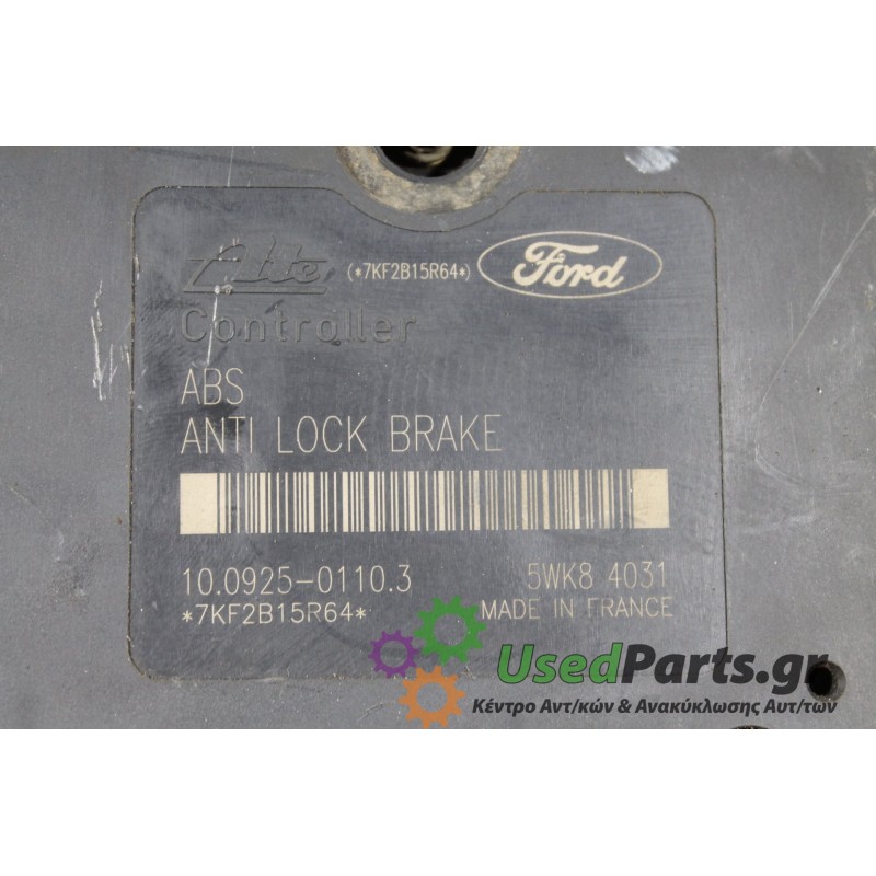 FORD - FOCUS - Μονάδα ABS - 5ΠΟΡΤΟ - ΘΕΣΗ:  - ΕΤΟΣ: 1998-2004 - ΚΩΔ.ΚΑΤ/ΣΤΗ: 100925-01103 5WK84031 2M51-2M110-EB 100204-03774.Με