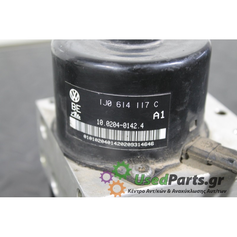 VW - GOLF - Μονάδα ABS - 2ΠΟΡΤΟ - ΘΕΣΗ:  - ΕΤΟΣ: 1998-2004 - ΚΩΔ.ΚΑΤ/ΣΤΗ: 1J0614117C 100204-01424 1J0907379G .Μεταχειρισμένα αντ