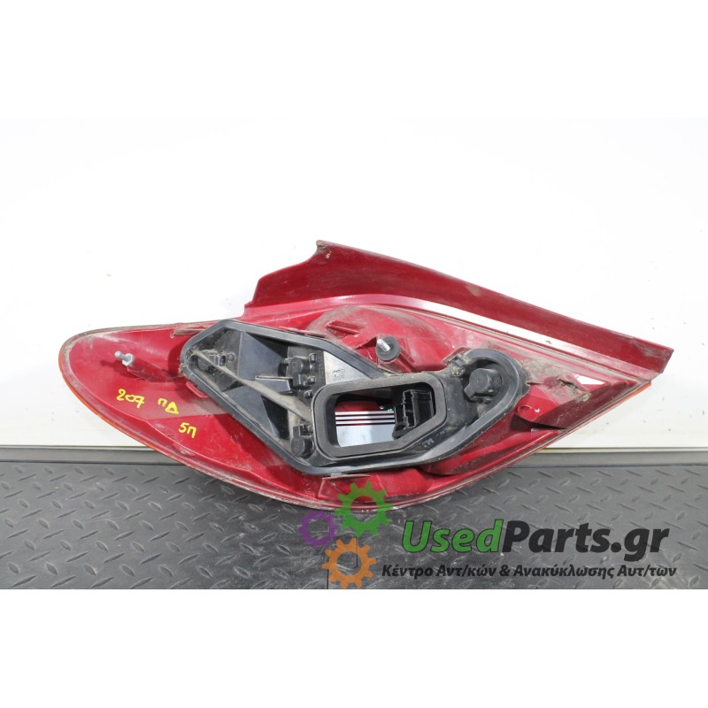 PEUGEOT - 207 - Φανάρι πίσω - 2ΠΟΡΤΟ - ΘΕΣΗ: Πίσω δεξιά - ΕΤΟΣ: 2006-2014 - ΚΩΔ.ΚΑΤ/ΣΤΗ: .Μεταχειρισμένα ανταλλακτικά αυτοκινήτω