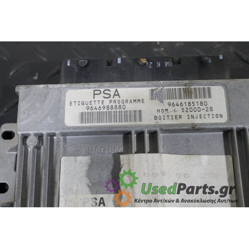 PEUGEOT - 307 - Εγκέφαλος ECU -  - ΕΤΟΣ: 2001-2005 - ΚΩΔ.ΚΑΤ/ΣΤΗ: 6946185180 6946988880<br /><br />