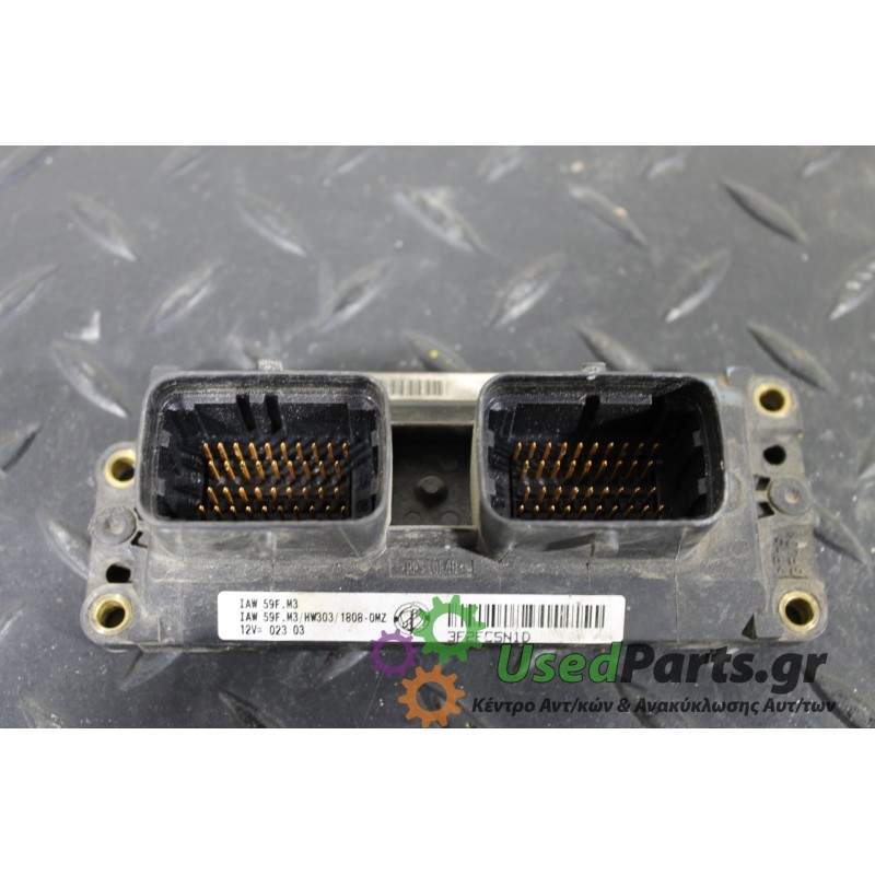 FIAT - PUNTO - Εγκέφαλος ECU -  - ΕΤΟΣ: 1999-2003 - ΚΩΔ.ΚΑΤ/ΣΤΗ: 3F2FCN1D 6160037606<br /><br />