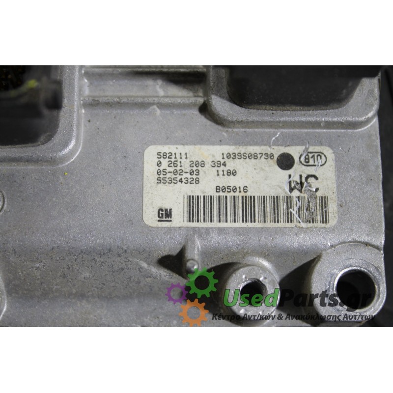 OPEL - CORSA - Εγκέφαλος ECU -  - ΕΤΟΣ: 2000-2006 - ΚΩΔ.ΚΑΤ/ΣΤΗ: 1039S08730  0261208394<br />