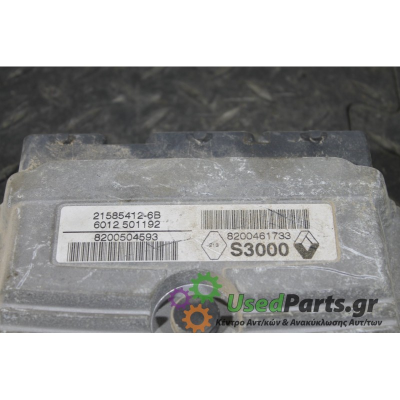RENAULT - CLIO - Εγκέφαλος ECU -  - ΕΤΟΣ: 2001-2004 - ΚΩΔ.ΚΑΤ/ΣΤΗ: 6012501192<br /><br />