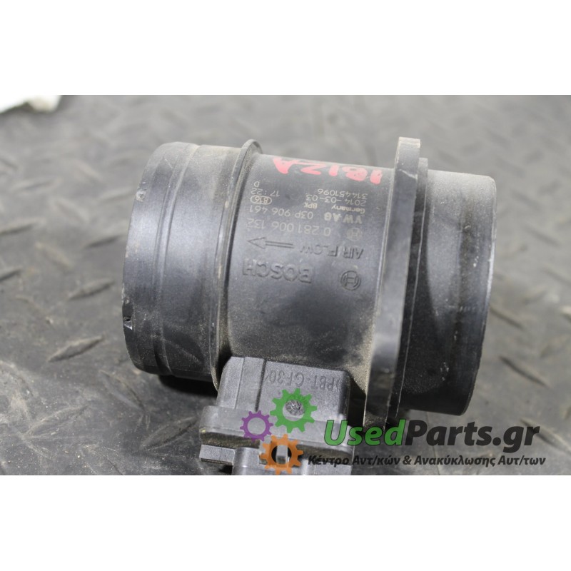 SEAT - IBIZA - Μετρητής μάζας αέρα -  - ΕΤΟΣ: 2012-2015 - ΚΩΔ.ΚΑΤ/ΣΤΗ: 0281006132<br /><br />
