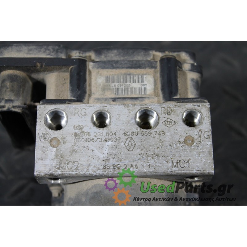 RENAULT - CLIO - Μονάδα ABS -  - ΘΕΣΗ:  - ΕΤΟΣ: 2001-2004 - ΚΩΔ.ΚΑΤ/ΣΤΗ: 0265800559<br />
