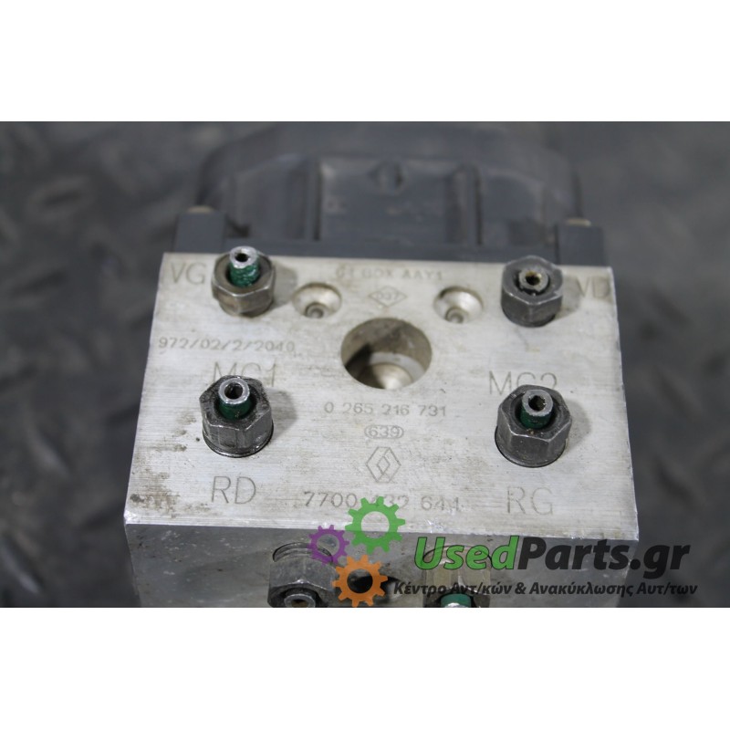RENAULT - MEGANE - Μονάδα ABS -  - ΘΕΣΗ:  - ΕΤΟΣ: 1999-2002 - ΚΩΔ.ΚΑΤ/ΣΤΗ: 073004394  7700432644<br /><br />