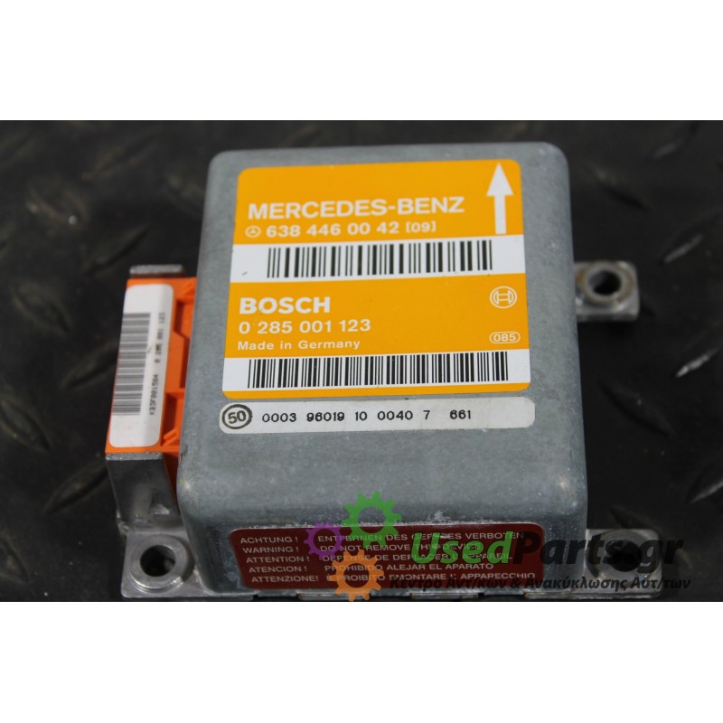 MERCEDES - W639 - Κιτ αερόσακων -  - ΘΕΣΗ:  - ΕΤΟΣ: 2004-2010 - ΚΩΔ.ΚΑΤ/ΣΤΗ: 6384460042   0285001123<br /><br />