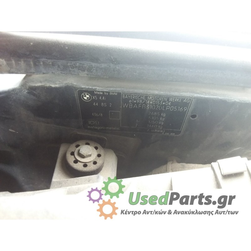 BMW - X5-E53 - Ολόκληρο Αυτοκίνητο - 5ΠΟΡΤΟ - ΚΩΔΙΚΟΣ ΜΗΧΑΝΗΣ: 448S2 - ΚΥΒΙΚΑ: 4400 - ΕΤΟΣ: 2000-2007