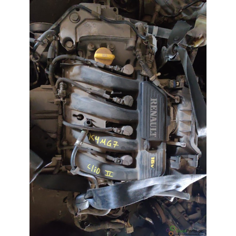 RENAULT - CLIO - Κινητήρας - ΚΩΔΙΚΟΣ ΜΗΧΑΝΗΣ: K4MA7 - ΚΥΒΙΚΑ: 1598 - ΕΤΟΣ: 2001-2004 - ΚΩΔ.ΚΑΤ/ΣΤΗ: K4MA7<br /><br />