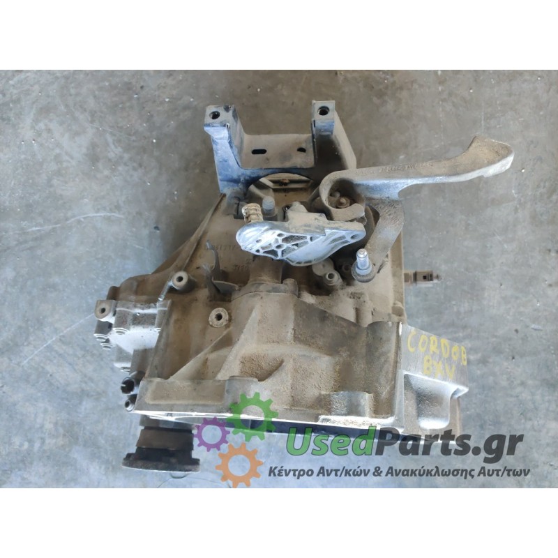SEAT - CORDOBA - Σασμάν Χειροκίνητο - ΚΩΔΙΚΟΣ ΜΗΧΑΝΗΣ: BXV - ΚΥΒΙΚΑ: 1198 - ΕΤΟΣ: 2002-2008 - ΚΩΔ.ΚΑΤ/ΣΤΗ: BXV 1706-ACALS19CU3<b