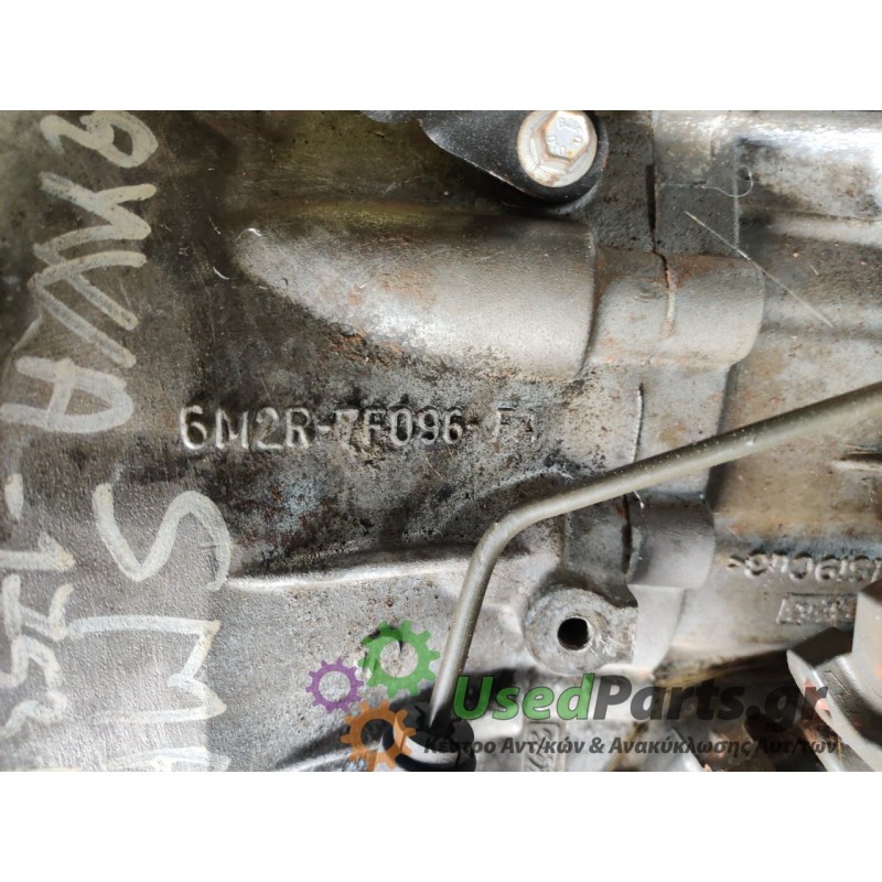 FORD - S-MAX - Σασμάν Χειροκίνητο - ΚΩΔΙΚΟΣ ΜΗΧΑΝΗΣ:  - ΚΥΒΙΚΑ: 2000 - ΕΤΟΣ: 2007-2011 - ΚΩΔ.ΚΑΤ/ΣΤΗ: 6M2R7F096FA<br /><br />