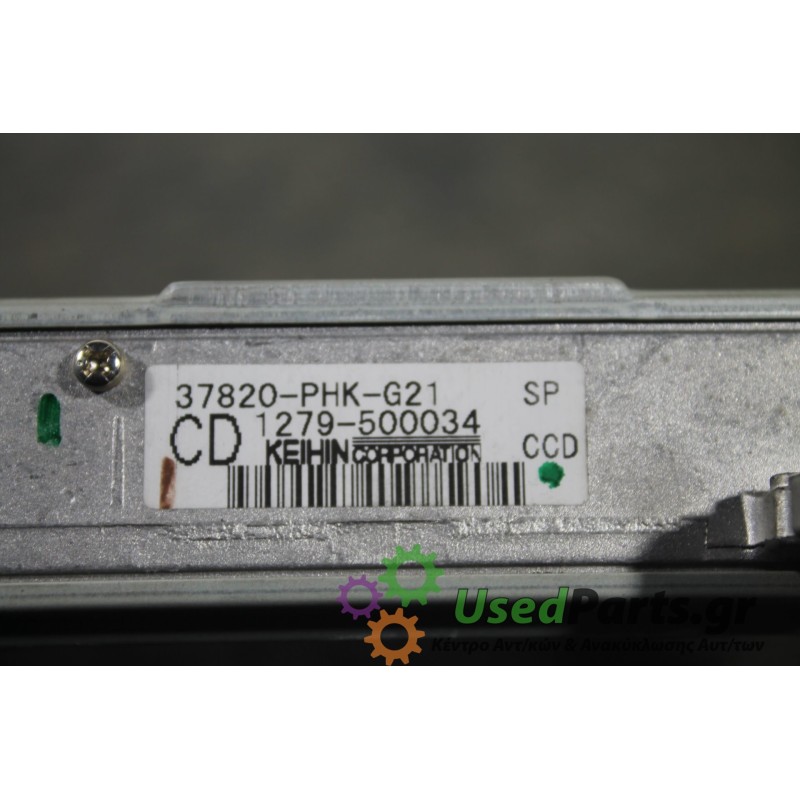 HONDA - CR-V - Εγκέφαλος ECU -  - ΕΤΟΣ: 1996-2002 - ΚΩΔ.ΚΑΤ/ΣΤΗ: 37820 PHKG21  1279500034<br /><br />