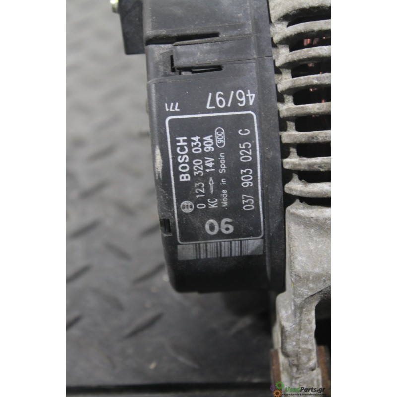 VW - GOLF - Δυναμό -  - ΕΤΟΣ: 1998-2004 - ΚΩΔ.ΚΑΤ/ΣΤΗ: 0123320034<br /><br />AUDI :: 037903025C <br /> SKODA :: 037903025C <br /