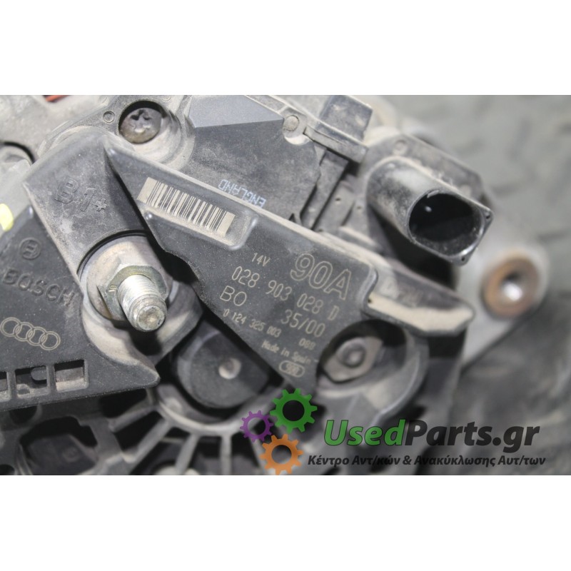 VW - GOLF - Δυναμό -  - ΕΤΟΣ: 1998-2004 - ΚΩΔ.ΚΑΤ/ΣΤΗ: 0123320034<br /><br />AUDI :: 037903025C <br /> SKODA :: 037903025C <br /