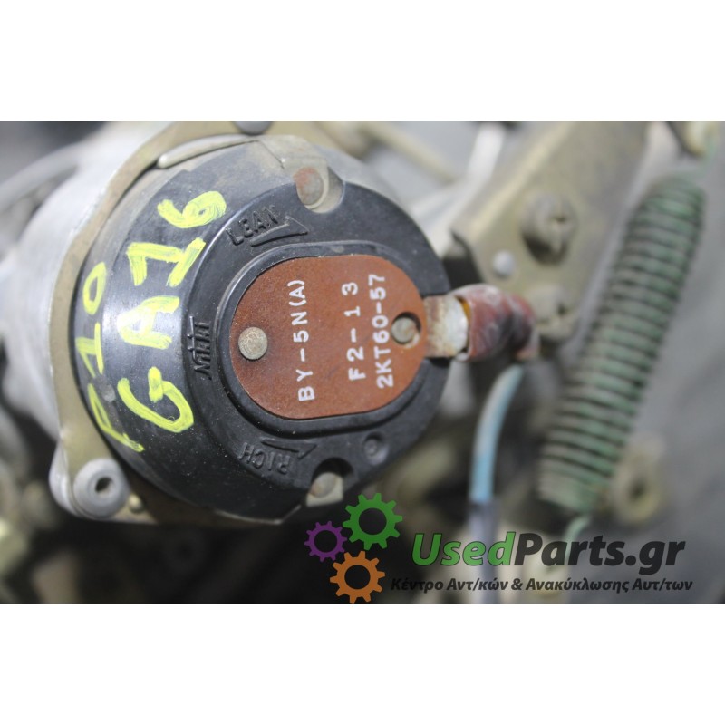 NISSAN - PRIMERA - Injection Monopoint - ΚΩΔΙΚΟΣ ΜΗΧΑΝΗΣ: ga16 - ΚΥΒΙΚΑ:  - ΕΤΟΣ: 1990-1996 - ΚΩΔ.ΚΑΤ/ΣΤΗ: 2KT6057<br /><br />