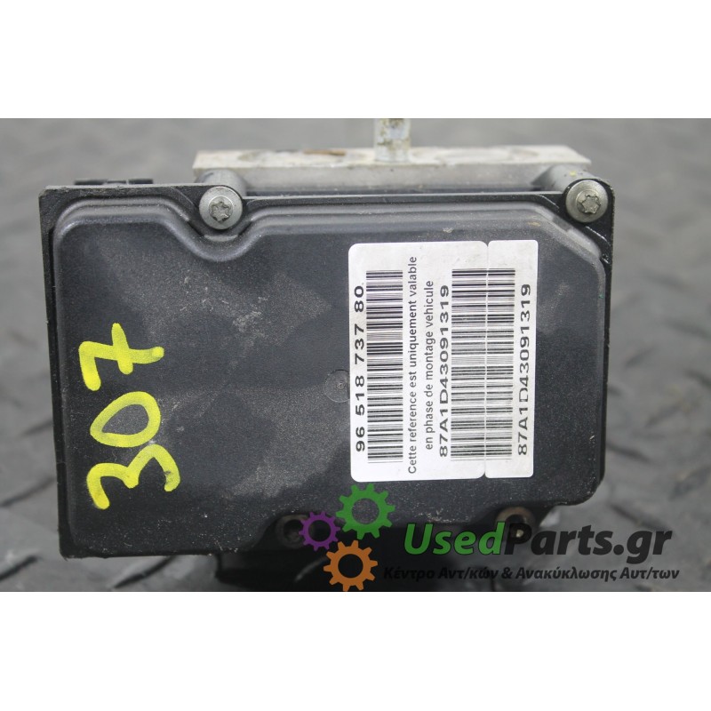 PEUGEOT - 307 - Μονάδα ABS -  - ΘΕΣΗ:  - ΕΤΟΣ: 2001-2005 - ΚΩΔ.ΚΑΤ/ΣΤΗ: 025800390<br /><br />