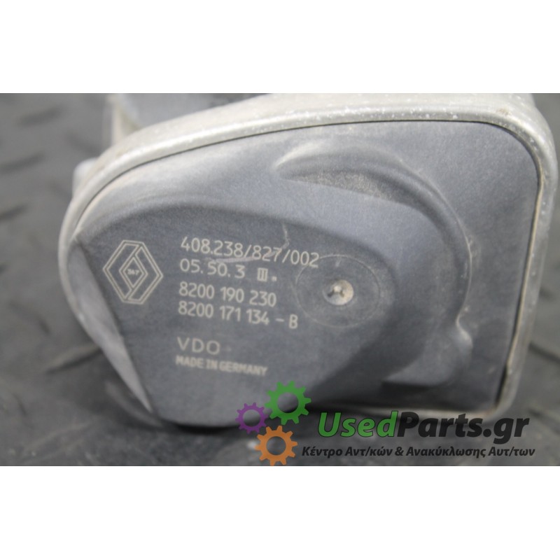 RENAULT - CLIO - Πεταλούδα γκαζιού - ΚΩΔΙΚΟΣ ΜΗΧΑΝΗΣ:  - ΚΥΒΙΚΑ:  - ΕΤΟΣ: 2006-2009 - ΚΩΔ.ΚΑΤ/ΣΤΗ: 408238827002  8200171134<br /