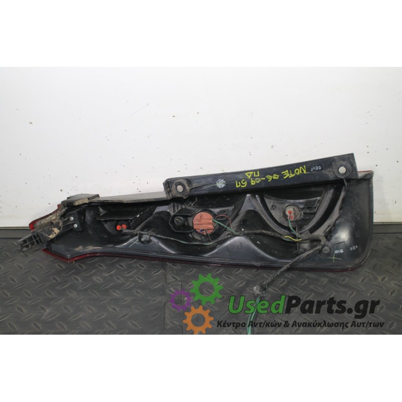 NISSAN - NOTE - Φανάρι πίσω - 5ΠΟΡΤΟ - ΘΕΣΗ: Πίσω δεξιά - ΕΤΟΣ: 2006-2013 - ΚΩΔ.ΚΑΤ/ΣΤΗ: <br /><br />