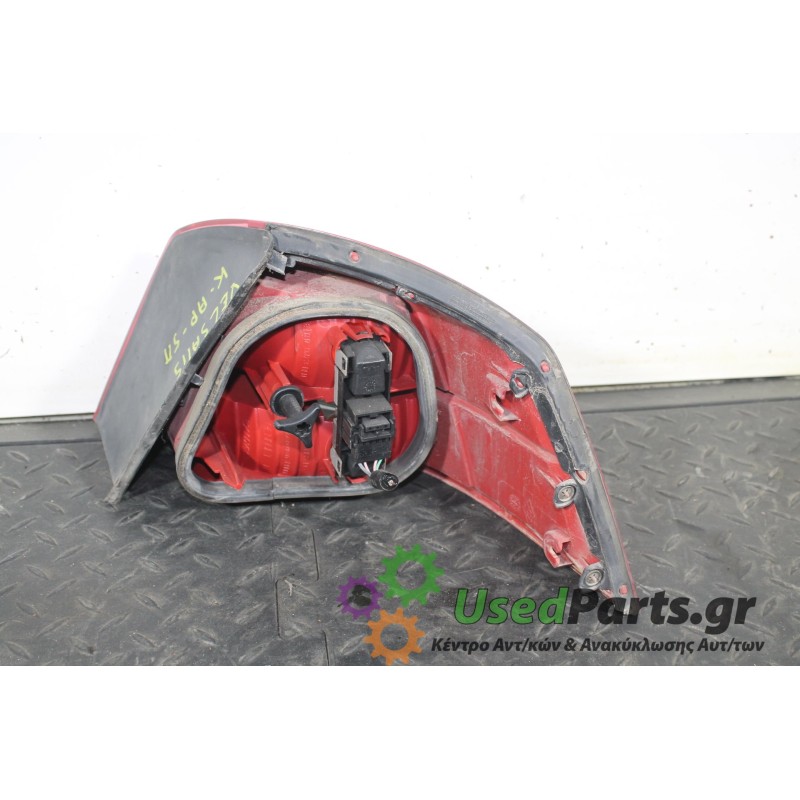 RENAULT - VELSATIS - Φανάρι πίσω -  - ΘΕΣΗ: Πίσω αριστερά - ΕΤΟΣ: 2003-2009 - ΚΩΔ.ΚΑΤ/ΣΤΗ: <br /><br />