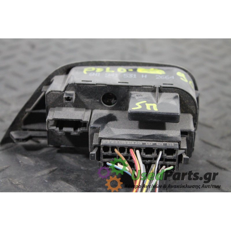 VW - POLO - Διακόπτες -  - ΕΤΟΣ: 1995-2002 CLASSIC - ΚΩΔ.ΚΑΤ/ΣΤΗ: 6N1941531H2664<br /><br />