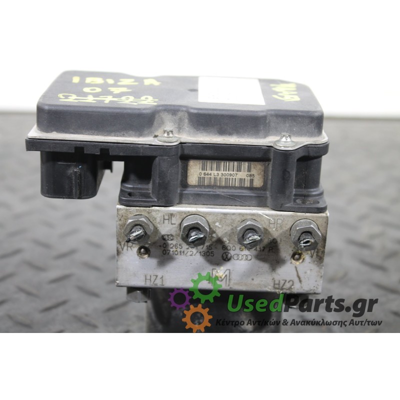 SEAT - IBIZA - Μονάδα ABS -  - ΘΕΣΗ:  - ΕΤΟΣ: 2002-2008 - ΚΩΔ.ΚΑΤ/ΣΤΗ: 0265800512  6Q0907379<br /><br />