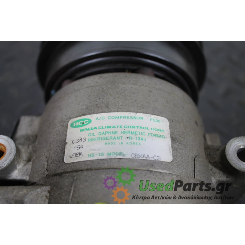 HYUNDAI - ACCENT - Κομπρεσέρ AC - ΣΕΝΤΑΝ - ΕΤΟΣ: 1999-2002 - ΚΩΔ.ΚΑΤ/ΣΤΗ: F500 HS-15 <br /><br />