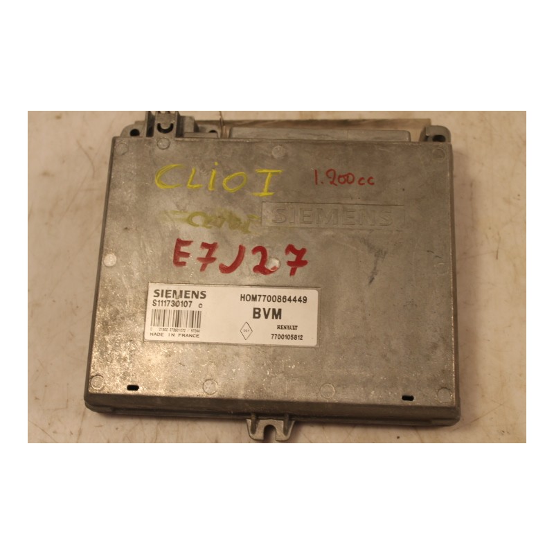 RENAULT- CLIO - Εγκέφαλος--CLIO I  E7J27  1.2CC
