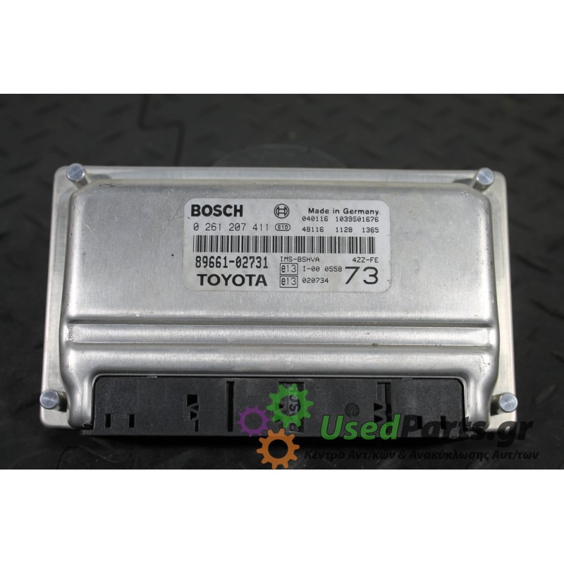 TOYOTA - COROLLA - Εγκέφαλος ECU - 5ΠΟΡΤΟ - ΕΤΟΣ: 2002-2006 - ΚΩΔ.ΚΑΤ/ΣΤΗ: 0261207411 8966102731 73<br /><br />
