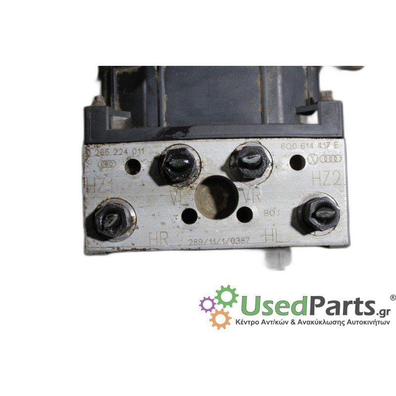 SKODA - FABIA - Μονάδα ABS - 5ΠΟΡΤΟ - ΘΕΣΗ:  - ΕΤΟΣ: 1999-2007 - ΚΩΔ.ΚΑΤ/ΣΤΗ: 02652240111 6Q0614417E 6Q0907379H 02652240111 6Q06