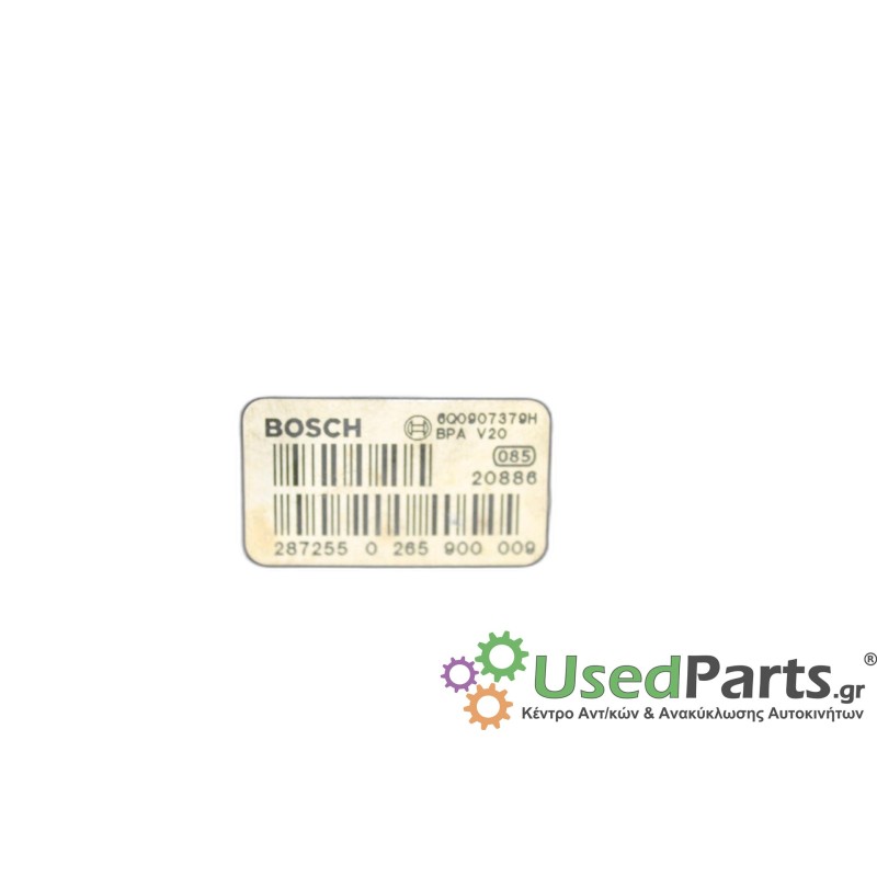 SKODA - FABIA - Μονάδα ABS - 5ΠΟΡΤΟ - ΘΕΣΗ:  - ΕΤΟΣ: 1999-2007 - ΚΩΔ.ΚΑΤ/ΣΤΗ: 02652240111 6Q0614417E 6Q0907379H 02652240111 6Q06