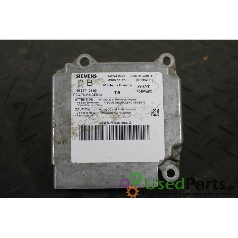 PEUGEOT - 307 - Εγκέφαλος αερόσακων - 5ΠΟΡΤΟ - ΕΤΟΣ: 2001-2005 - ΚΩΔ.ΚΑΤ/ΣΤΗ: 5WK42908  03050823  9652712180  T5<br /><br />