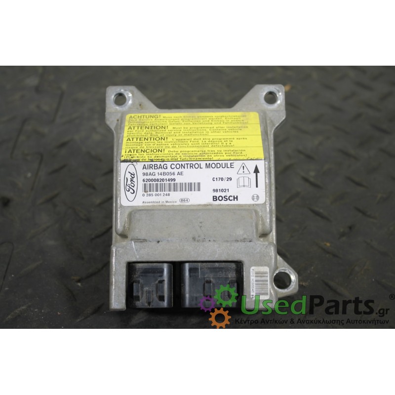 FORD - FOCUS - Εγκέφαλος αερόσακων - 5ΠΟΡΤΟ - ΕΤΟΣ: 1998-2004 - ΚΩΔ.ΚΑΤ/ΣΤΗ: 98AG14B056AE  981021<br /><br />