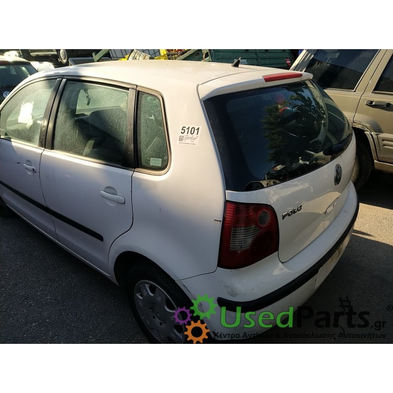 VW - POLO - Ολόκληρο Αυτοκίνητο - 5ΠΟΡΤΟ - ΚΩΔΙΚΟΣ ΜΗΧΑΝΗΣ: BKY - ΚΥΒΙΚΑ: 1390 - ΕΤΟΣ: 2002-2005<br /><br />