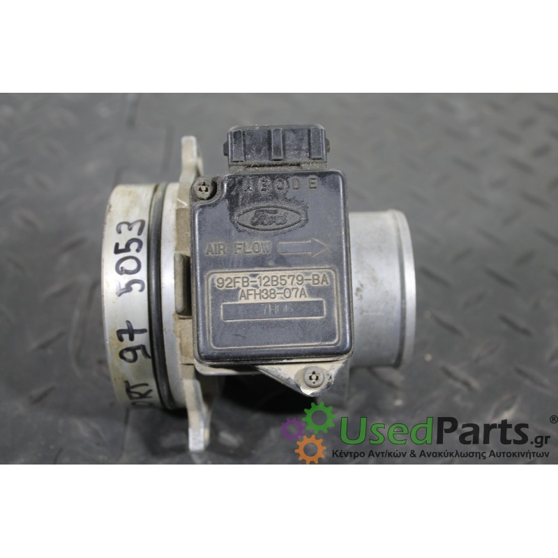 FORD - ESCORT - Μετρητής μάζας αέρα - ΣΕΝΤΑΝ - ΕΤΟΣ: 1995-1998 - ΚΩΔ.ΚΑΤ/ΣΤΗ: 92FB-12B579-BA 92FB12B579BA AFH38-07A AFH3807A 7H0