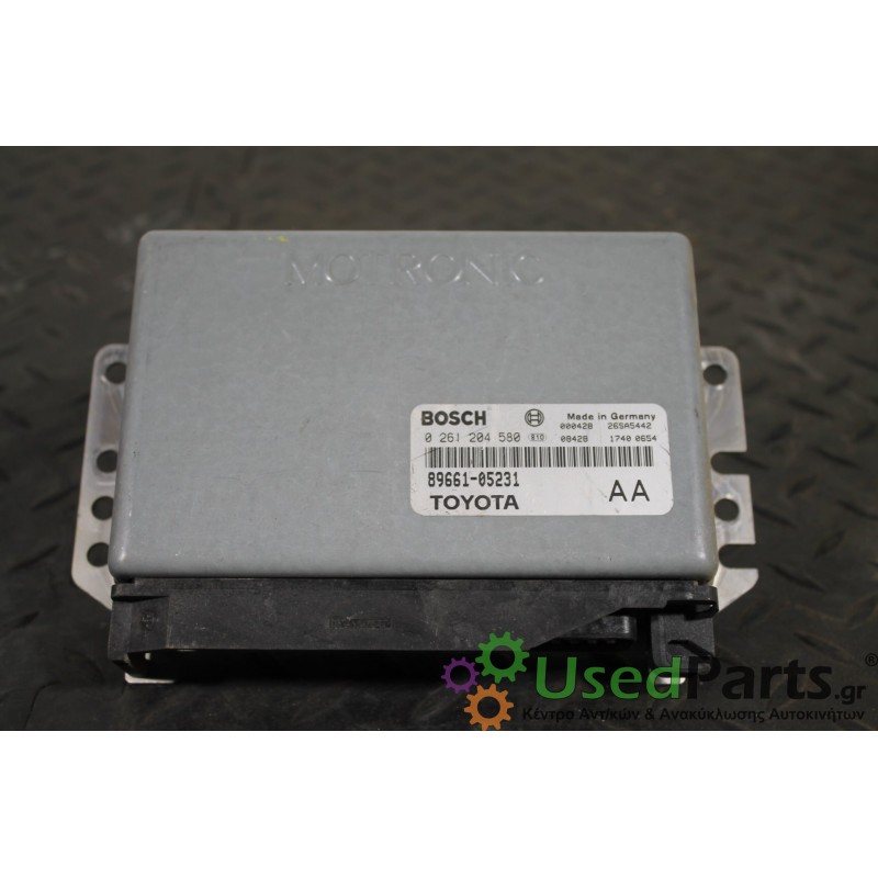 TOYOTA - AVENSIS - Εγκέφαλος ECU - ΣΕΝΤΑΝ - ΕΤΟΣ: 1997-2003 - ΚΩΔ.ΚΑΤ/ΣΤΗ: 0261204580  89661-05231 8966105231<br /><br />