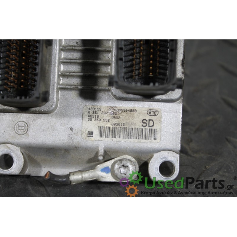 OPEL - CORSA - Εγκέφαλος ECU - 5ΠΟΡΤΟ - ΕΤΟΣ: 2000-2006 - ΚΩΔ.ΚΑΤ/ΣΤΗ: 0261207... 0261207. 55350552  483159<br /><br />