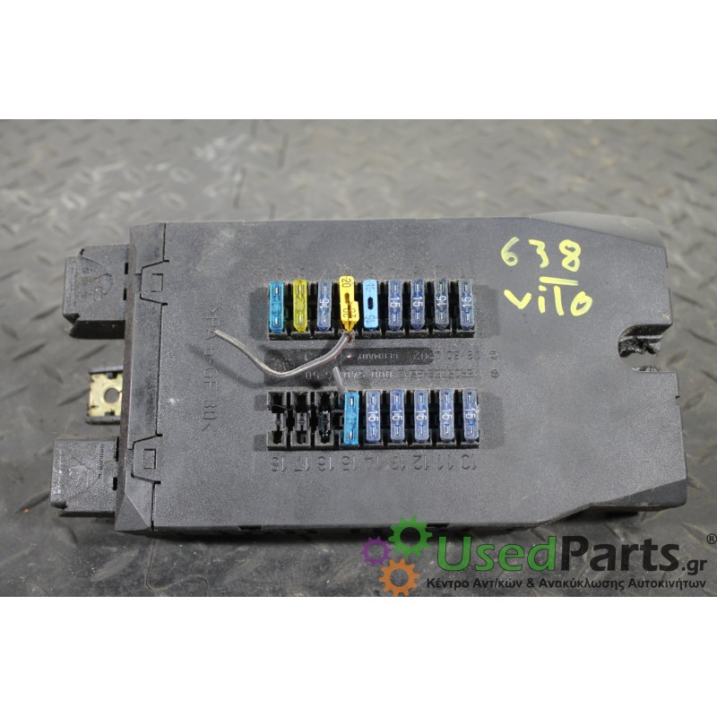 MERCEDES - W638 - Ασφαλειοθήκη καμπίνας - VAN - ΕΤΟΣ: 1996-2004 - ΚΩΔ.ΚΑΤ/ΣΤΗ: 08501002  0005400650<br /><br />