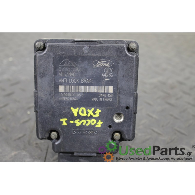FORD - FOCUS - Μονάδα ABS - 5ΠΟΡΤΟ - ΘΕΣΗ:  - ΕΤΟΣ: 1998-2004 - ΚΩΔ.ΚΑΤ/ΣΤΗ: 100948-01053 10094801053 5WK8458  C170A426G  98AG-2
