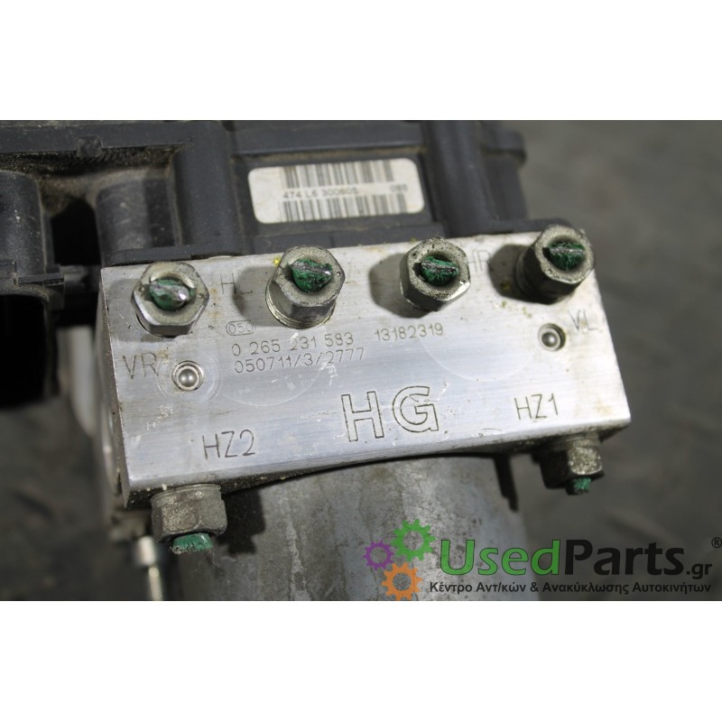 OPEL - CORSA - Μονάδα ABS - 2ΠΟΡΤΟ - ΘΕΣΗ:  - ΕΤΟΣ: 2000-2006 - ΚΩΔ.ΚΑΤ/ΣΤΗ: 0265231583  13182319  050711/3/2777 05071132777 026