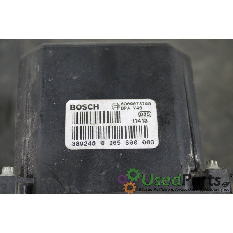 SKODA - FABIA - Μονάδα ABS - 5ΠΟΡΤΟ - ΘΕΣΗ:  - ΕΤΟΣ: 1999-2007 - ΚΩΔ.ΚΑΤ/ΣΤΗ: 0265800003  0265222006  6Q0614117E  391/03/4/1337 