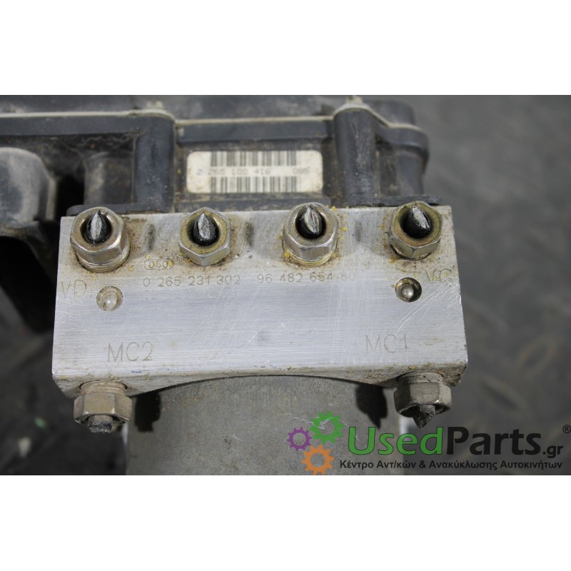 PEUGEOT - 307 - Μονάδα ABS - 2ΠΟΡΤΟ - ΘΕΣΗ:  - ΕΤΟΣ: 2001-2005 - ΚΩΔ.ΚΑΤ/ΣΤΗ: 0265231302  9648265480  0265800301<br /><br />