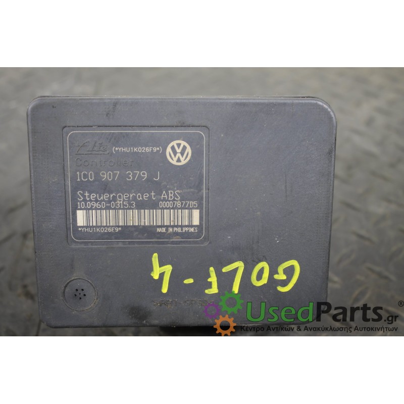 VW - GOLF - Μονάδα ABS - 2ΠΟΡΤΟ - ΘΕΣΗ:  - ΕΤΟΣ: 1998-2004 - ΚΩΔ.ΚΑΤ/ΣΤΗ: 1C0907379J  100960-03153 10096003153 1J0614117F<br /><