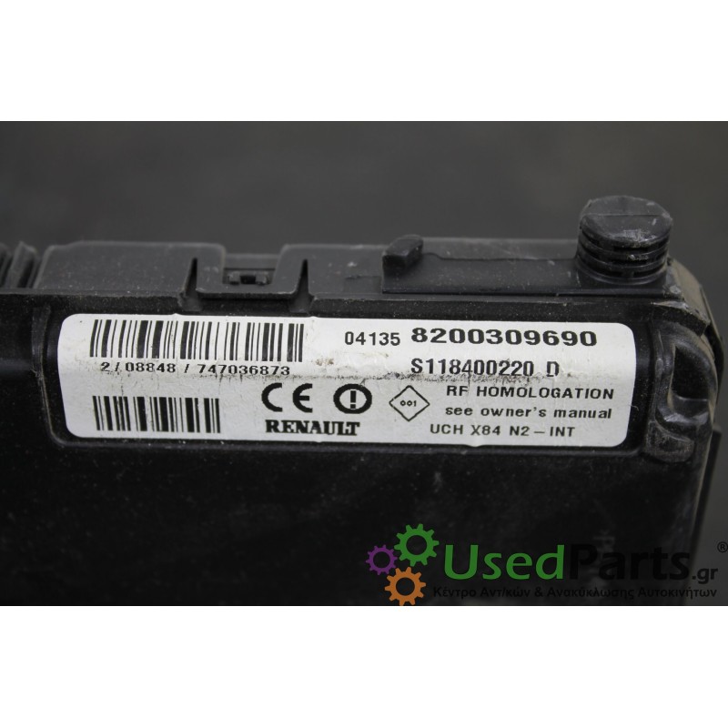 RENAULT - MEGANE SCENIC - Εγκέφαλος ECU - 5ΠΟΡΤΟ - ΕΤΟΣ: 2003-2009 - ΚΩΔ.ΚΑΤ/ΣΤΗ: 8200309690  04135  S118400220D<br /><br />