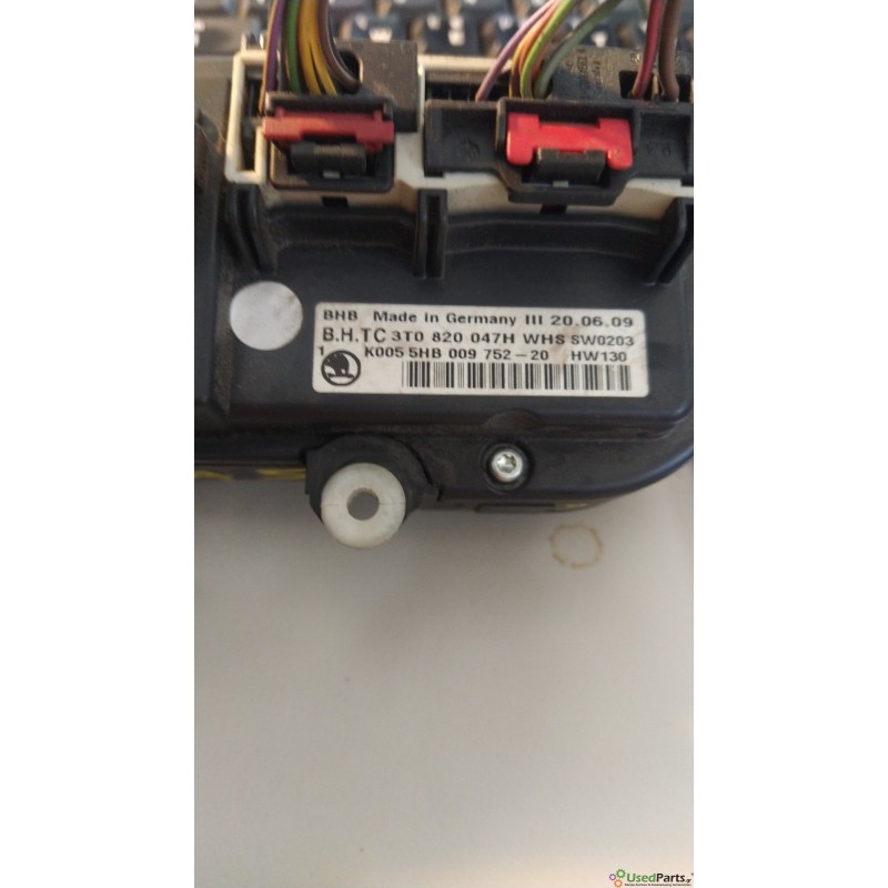SKODA - OCTAVIA - Χειριστήρια θερμοκρασίας -  - ΕΤΟΣ: 2004 - ΚΩΔ.ΚΑΤ/ΣΤΗ: 3T0820047H WHSSW0203 K0055HB009752-20