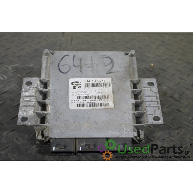 CITROEN - JUMPER - Εγκέφαλος ECU - VAN - ΕΤΟΣ: 2002-2006 - ΚΩΔ.ΚΑΤ/ΣΤΗ: IAW48P240  48P2.40 48P240<br /><br />