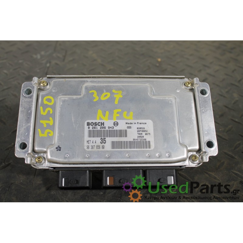 PEUGEOT - 307 - Εγκέφαλος ECU - 2ΠΟΡΤΟ - ΕΤΟΣ: 2001-2005 - ΚΩΔ.ΚΑΤ/ΣΤΗ: 0261206943  ME744  9638765680<br /><br />