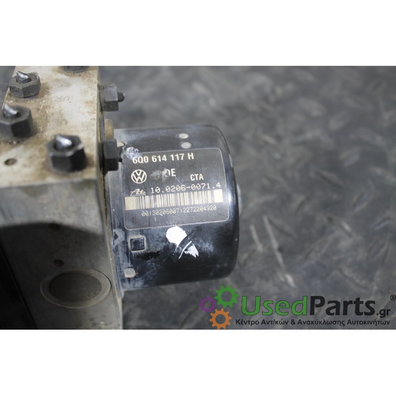VW - POLO - Μονάδα ABS - 5ΠΟΡΤΟ - ΘΕΣΗ:  - ΕΤΟΣ: 2002-2005 - ΚΩΔ.ΚΑΤ/ΣΤΗ: 6Q0907379L  6Q0614117H  10020600714<br /><br />