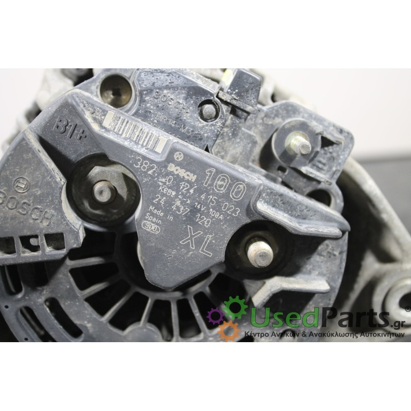 OPEL - CORSA - Δυναμό - 5ΠΟΡΤΟ - ΕΤΟΣ: 2000-2006 - ΚΩΔ.ΚΑΤ/ΣΤΗ: 0124415023<br /><br />OPEL :: 24437120 <br /> OPEL :: 9200958 <b