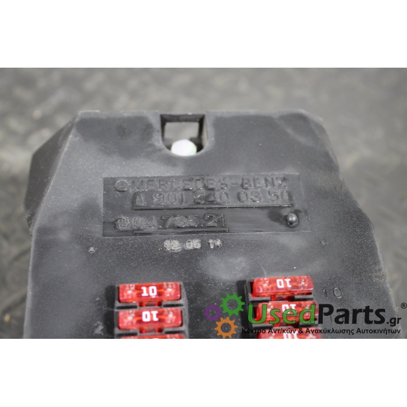 MERCEDES - W901 - Ασφαλειοθήκη καμπίνας - VAN - ΕΤΟΣ: 1995-2006 - ΚΩΔ.ΚΑΤ/ΣΤΗ: A9015400350  0473521<br /><br />
